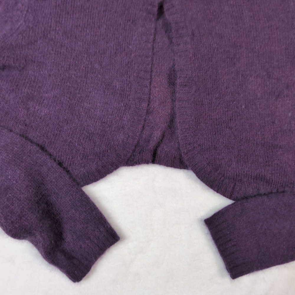 Spiegel Purple Angora Lambswool Shrug Cardigan M Soft Coquette Balletcore‎ Crop - Picture 5 of 10